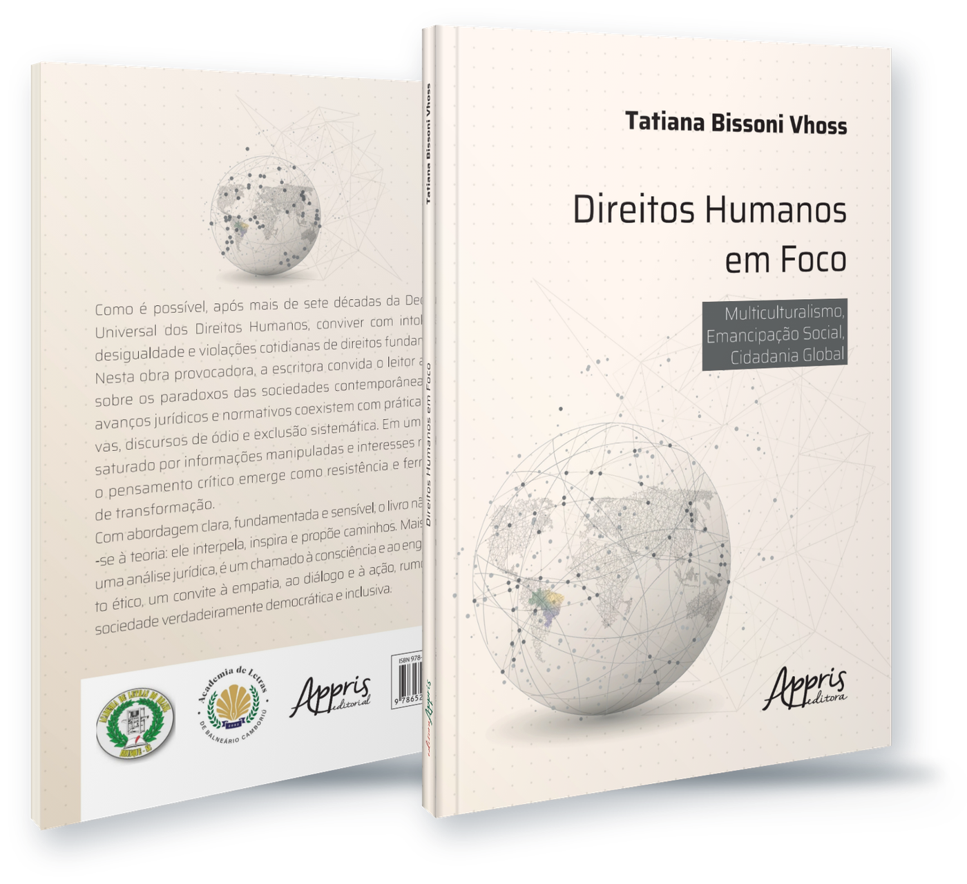 Frente e contracapa do livro Direitos Humanos em Foco